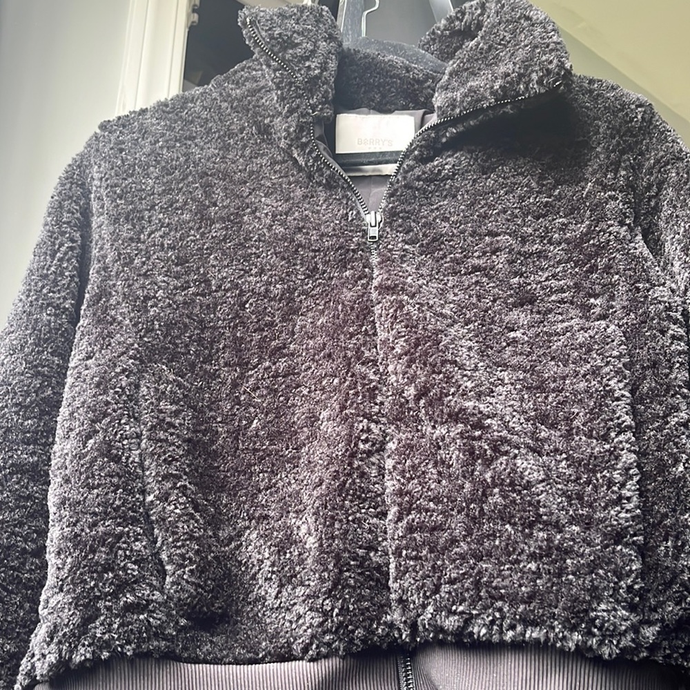 MDNL SHERPA ZIP JACKET | Barry’s XS - Black